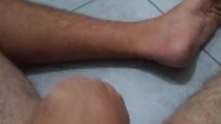 Horny teen have hanjob on sunday morning. 