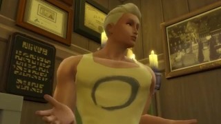 FRAT HOUSE Training a CUM DUMP, College guy fucked - Dirty Talk - Sim 4