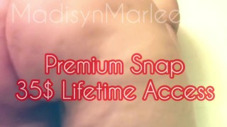 BBW Madisyn Marlee Baby Oiled Booty Snapchat Preview