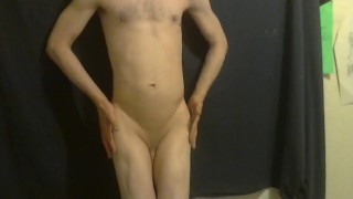 Transgirl Posing for Nude Self-Photo Artwork