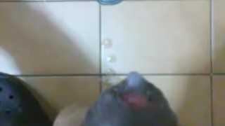 Big Black Cock in my Stepmother's bathroom
