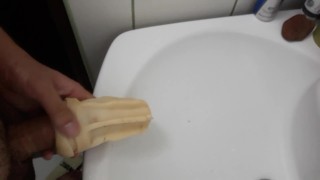 I almost tore it up when I cum in