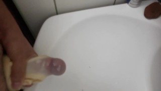 I almost tore it up when I cum in