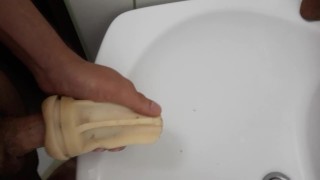 I almost tore it up when I cum in