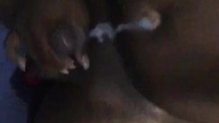 Jacking while toy in anal