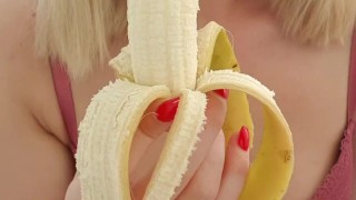 Blowjob Banana Play 4K