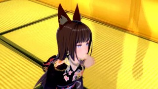3D Hentai - Amagi - (Azur Lane / Koikatsu)