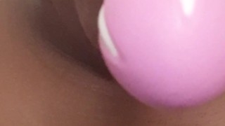 AFRICAN QUEEN BBW: Sucking On Big Balls Deep In My Mouth 