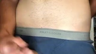 Teen  Plays With Cock 