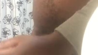 Cumming in the sink