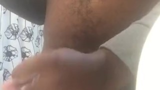 Cumming in the sink