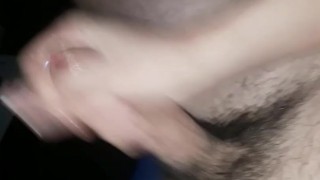 Spitting And Pulling The Foreskin Back On My Big Dick Then Cumming