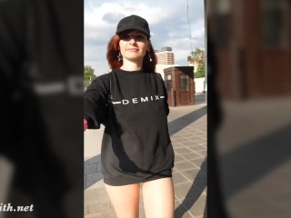 ass flashing in public by jeny smith. nice ass hidden spy cam