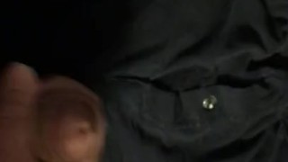 Cumming on boxers I wore to the gym 