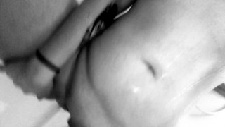 Thick White Girl needs touches herself in the shower