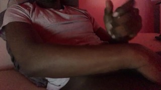 Late night stroking with moaning & dirty talk