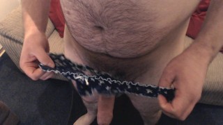 Jerking Off In Step Daughter's Panties - SlugsOfCumGuy