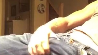 Jerking off my cock until I cum solo