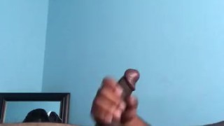 Young Black Male Masturbating and cumming