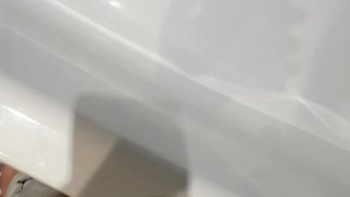 Hung football chav teen caught pissing for horny sub (floppy 17cm)