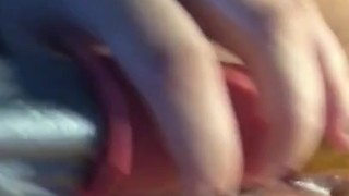 Quick and quiet orgasm with pussy contractions before husband gets home 