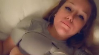 Fucking My Pussy With A Hairbrush Before Bed