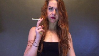 smoking while wearing lipstick fetish