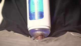 Robot Sex Machine. Robotic Fleshlight. Leten male sex toy blowjob machine