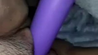 Hairy pussy masturbation