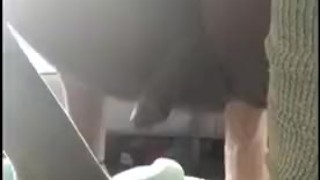 Riding 12inch Dildo til I Squirt Handsfree