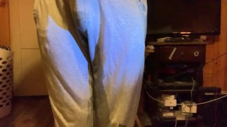 Diaper boy pees his pants (no bladder control)