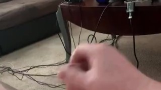 Morning jack off with verbal reactions