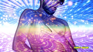 Jerking Off My Big Uncut Latino Cock In Space With Fireworks Cumshot