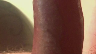 Intense SELF SUCK from an unusual sexy angle! / ORAL CREAMPIE