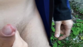 Fucking my teen pup in an abandoned building near a forest