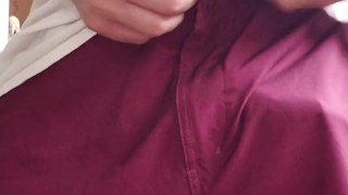 Almost got caught jacking my fat dick