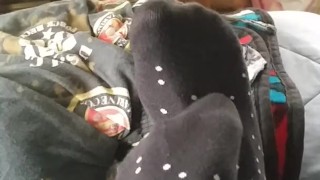Sock play/rubbing