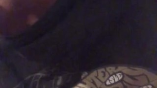 Diaper boy cums in Piss diaper on motorcycle 