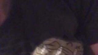 Diaper boy cums in Piss diaper on motorcycle 