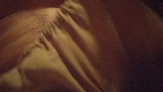 Jerking off and secretly Cumming at the Public Sauna Spa