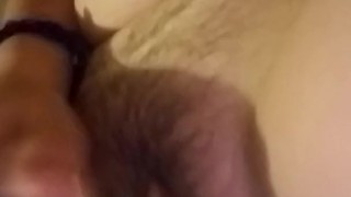 Finger fucking my pussy until she squirts