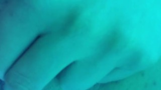 Playing with my pussy in the tanning bed 