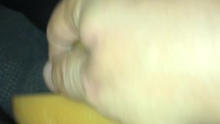 Fucking my Hole with a big Dildo