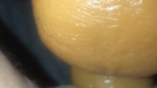 fucking my hole with Dildo