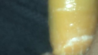 fucking with big Dildo