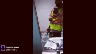 Latino Floppy Cock at work uniform Compilation