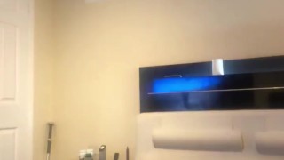 Sexy lingerie milf playing herself with big didlo