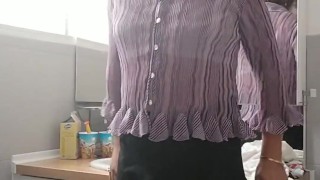 Patty crossdresser after work