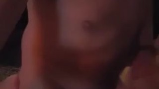 Having fun with my pump dildo 