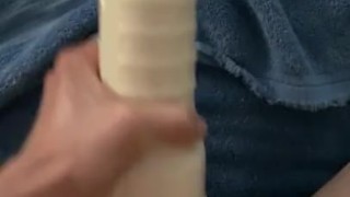 Massive Fleshlight Cumshot
